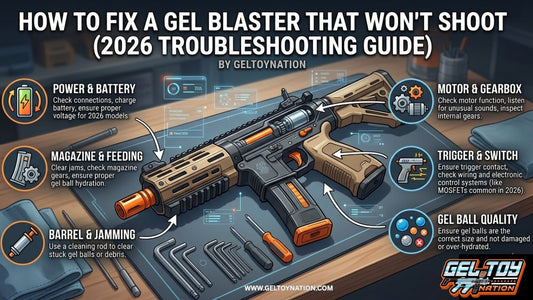 How to Fix a Gel Blaster That Won't Shoot (2026 Troubleshooting Guide) | GelToyNation - Gel Toy Nation
