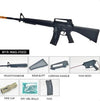 GEL TOY NATION Full Size BLG M16 V2 Electric Full Auto 7mm-8mm Gel Blaster US STOCK