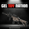 GEL TOY NATION TG HK416 Electric Tan Gel Ball Blaster with Full Accessories
