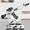 gel toy nation white ak-12 gel blaster